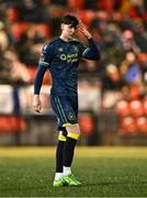22 April 2025; Stephen Mallon of Sligo Rovers during the SSE Airtricity Men's Premier Division match between Derry City and Sligo Rovers at The Ryan McBride Brandywell Stadium in Derry. Photo by Ben McShane/Sportsfile