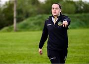 26 April 2025; Meath's Niamh Gallogly coaching during the 2025 ZuCar Gaelic4Teens Festival Day featuring players from Clann na Banna of Down, St Nicholas of Louth and Ratoath of Meath at Trim GAA Club, Meath. Photo by Piaras Ó Mídheach/Sportsfile