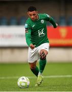 25 April 2025; Michael Place of Finn Harps during the SSE Airtricity Men's First Division match between Cobh Ramblers and Finn Harps at St Colman's Park in Cobh, Cork. Photo by Michael P Ryan/Sportsfile