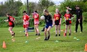 26 April 2025; A general view of action during the 2025 ZuCar Gaelic4Teens Festival Day featuring players from Clann na Banna of Down, St Nicholas of Louth and Ratoath of Meath at Trim GAA Club, Meath. Photo by Piaras Ó Mídheach/Sportsfile