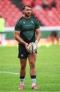 26 April 2025; Shayne Bolton of Connacht warms up before the United Rugby Championship match between Emirates Lions and Connacht at Emirates Airline Park in Johannesburg, South Africa. Photo by Shaun Roy/Sportsfile