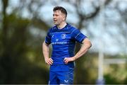 26 April 2025; Walter Walsh of Leinster during the Junior Interprovincial Rugby Championship round one match between Leinster and Ulster at Gorey RFC in Gorey, Wexford. Photo by Matt Browne/Sportsfile