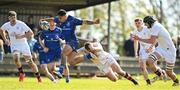 26 April 2025; Michael Russell of Leinster in action against Ulster during the Junior Interprovincial Rugby Championship round one match between Leinster and Ulster at Gorey RFC in Gorey, Wexford. Photo by Matt Browne/Sportsfile
