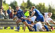 26 April 2025; Michael Russell of Leinster in action against Ulster during the Junior Interprovincial Rugby Championship round one match between Leinster and Ulster at Gorey RFC in Gorey, Wexford. Photo by Matt Browne/Sportsfile