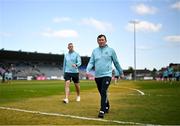 26 April 2025; Dublin manager Niall Ó Ceallacháin before the Leinster GAA Hurling Senior Championship Round 2 match between Dublin and Wexford at Parnell Park in Dublin. Photo by David Fitzgerald/Sportsfile