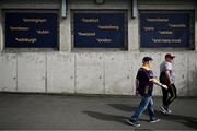 26 April 2025; Wexford supporters arrive before the Leinster GAA Hurling Senior Championship Round 2 match between Dublin and Wexford at Parnell Park in Dublin. Photo by David Fitzgerald/Sportsfile