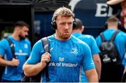 26 April 2025; Liam Turner of Leinster arrives before the United Rugby Championship match between Scarlets and Leinster at Parc Y Scarlets in Swansea, Wales. Photo by Chris Fairweather/Sportsfile
