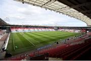26 April 2025; A general View of Parc y Scarlets before the United Rugby Championship match between Scarlets and Leinster at Parc Y Scarlets in Swansea, Wales. Photo by Chris Fairweather/Sportsfile