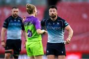 26 April 2025; Dylan Tierney-Martin of Connacht remonstrates with Referee Hollie Davidson after his try was disallowed during the United Rugby Championship match between Emirates Lions and Connacht at Emirates Airline Park in Johannesburg, South Africa. Photo by Shaun Roy/Sportsfile