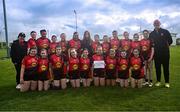26 April 2025; The Clann na Banna squad before the 2025 ZuCar Gaelic4Teens Festival Day featuring players from Clann na Banna of Down, St Nicholas of Louth and Ratoath of Meath at Trim GAA Club, Meath. Photo by Piaras Ó Mídheach/Sportsfile