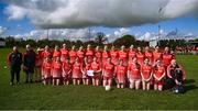 26 April 2025; The St Nicholas squad before the 2025 ZuCar Gaelic4Teens Festival Day featuring players from Clann na Banna of Down, St Nicholas of Louth and Ratoath of Meath at Trim GAA Club, Meath. Photo by Piaras Ó Mídheach/Sportsfile