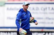 26 April 2025; Leinster Head Coach Leo Cullen before the United Rugby Championship match between Scarlets and Leinster at Parc Y Scarlets in Swansea, Wales. Photo by Chris Fairweather/Sportsfile