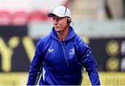 26 April 2025; Leinster Head Coach Leo Cullen before the United Rugby Championship match between Scarlets and Leinster at Parc Y Scarlets in Swansea, Wales. Photo by Chris Fairweather/Sportsfile