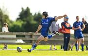 26 April 2025; Cormac Hurley of Leinster during the Junior Interprovincial Rugby Championship round one match between Leinster and Ulster at Gorey RFC in Gorey, Wexford. Photo by Matt Browne/Sportsfile