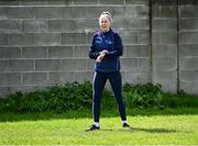 26 April 2025; ZuCar Gaelic4Teens ambassador Roscommon's Laura Mannion coaching during the 2025 ZuCar Gaelic4Teens Festival Day featuring players from Clann na Banna of Down, St Nicholas of Louth and Ratoath of Meath at Trim GAA Club, Meath. Photo by Piaras Ó Mídheach/Sportsfile