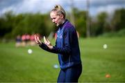 26 April 2025; ZuCar Gaelic4Teens ambassador Roscommon's Laura Mannion coaching during the 2025 ZuCar Gaelic4Teens Festival Day featuring players from Clann na Banna of Down, St Nicholas of Louth and Ratoath of Meath at Trim GAA Club, Meath. Photo by Piaras Ó Mídheach/Sportsfile