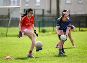 26 April 2025; A general view of action during the 2025 ZuCar Gaelic4Teens Festival Day featuring players from Clann na Banna of Down, St Nicholas of Louth and Ratoath of Meath at Trim GAA Club, Meath. Photo by Piaras Ó Mídheach/Sportsfile