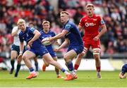 26 April 2025; Ciaran Frawley of Leinster during the United Rugby Championship match between Scarlets and Leinster at Parc Y Scarlets in Swansea, Wales. Photo by Chris Fairweather/Sportsfile