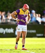 26 April 2025; Lee Chin of Wexford during the Leinster GAA Hurling Senior Championship Round 2 match between Dublin and Wexford at Parnell Park in Dublin. Photo by David Fitzgerald/Sportsfile