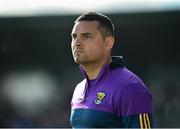 26 April 2025; Wexford manager Keith Rossiter during the Leinster GAA Hurling Senior Championship Round 2 match between Dublin and Wexford at Parnell Park in Dublin. Photo by David Fitzgerald/Sportsfile