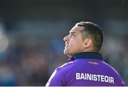 26 April 2025; Wexford manager Keith Rossiter during the Leinster GAA Hurling Senior Championship Round 2 match between Dublin and Wexford at Parnell Park in Dublin. Photo by David Fitzgerald/Sportsfile