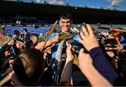 26 April 2025; Brian Hayes of Dublin signs hurls after the Leinster GAA Hurling Senior Championship Round 2 match between Dublin and Wexford at Parnell Park in Dublin. Photo by David Fitzgerald/Sportsfile