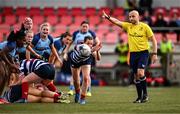 26 April 2025; Sophie Balay Chawke of Blackrock College in the Flood Cup Final match between Barnhall NUIM and Blackrock RFC during the Leinster Rugby Girls Finals Day at Mullingar RFC in Mullingar, Westmeath. Photo by Ben McShane/Sportsfile
