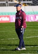 26 April 2025; Galway manager Micheál Donoghue before the Leinster GAA Hurling Senior Championship Round 2 match between Offaly and Galway at Glenisk O’Connor Park in Tullamore, Offaly. Photo by Ray McManus/Sportsfile