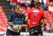 26 April 2025; Jack Aungier of Connacht in action during the United Rugby Championship match between Emirates Lions and Connacht at Emirates Airline Park in Johannesburg, South Africa. Photo by Shaun Roy/Sportsfile