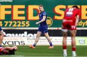 26 April 2025; Ruben Moloney of Leinster comes on for his debut during the United Rugby Championship match between Scarlets and Leinster at Parc Y Scarlets in Swansea, Wales. Photo by Chris Fairweather/Sportsfile