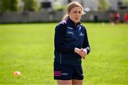 26 April 2025; ZuCar Gaelic4Teens ambassador Cathy Carey of Antrim coaching during the 2025 ZuCar Gaelic4Teens Festival Day featuring players from Clann na Banna of Down, St Nicholas of Louth and Ratoath of Meath at Trim GAA Club, Meath. Photo by Piaras Ó Mídheach/Sportsfile