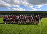 26 April 2025; Galway players take their places for the traditional pre match squad photograph before the Leinster GAA Hurling Senior Championship Round 2 match between Offaly and Galway at Glenisk O’Connor Park in Tullamore, Offaly. Photo by Ray McManus/Sportsfile