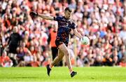26 April 2025; Armagh goalkeeper Ethan Rafferty during the Ulster GAA Football Senior Championship semi-final match between Armagh and Tyrone at St Tiernach's Park in Clones, Monaghan. Photo by Seb Daly/Sportsfile