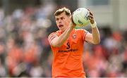 26 April 2025; Oisin O'Neill of Armagh during the Ulster GAA Football Senior Championship semi-final match between Armagh and Tyrone at St Tiernach's Park in Clones, Monaghan. Photo by Seb Daly/Sportsfile