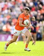 26 April 2025; Oisin O'Neill of Armagh during the Ulster GAA Football Senior Championship semi-final match between Armagh and Tyrone at St Tiernach's Park in Clones, Monaghan. Photo by Seb Daly/Sportsfile