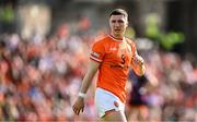 26 April 2025; Oisin Conaty of Armagh during the Ulster GAA Football Senior Championship semi-final match between Armagh and Tyrone at St Tiernach's Park in Clones, Monaghan. Photo by Seb Daly/Sportsfile