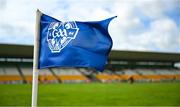 27 April 2025; A corner flag is seen before the Leinster GAA Football Senior Championship semi-final match between Kildare and Louth at Glenisk O'Connor Park in Tullamore, Offaly. Photo by Shauna Clinton/Sportsfile