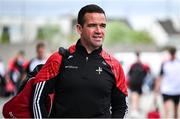 27 April 2025; Louth manager Ger Brennan arrives before the Leinster GAA Football Senior Championship semi-final match between Kildare and Louth at Glenisk O'Connor Park in Tullamore, Offaly. Photo by Shauna Clinton/Sportsfile
