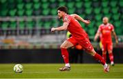 25 April 2025; Sam Bone of Shelbourne during the SSE Airtricity Men's Premier Division match between Shamrock Rovers and Shelbourne at Tallaght Stadium in Dublin. Photo by Ramsey Cardy/Sportsfile