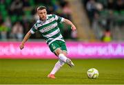 25 April 2025; Jack Byrne of Shamrock Rovers during the SSE Airtricity Men's Premier Division match between Shamrock Rovers and Shelbourne at Tallaght Stadium in Dublin. Photo by Ramsey Cardy/Sportsfile