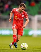 25 April 2025; James Norris of Shelbourne during the SSE Airtricity Men's Premier Division match between Shamrock Rovers and Shelbourne at Tallaght Stadium in Dublin. Photo by Ramsey Cardy/Sportsfile