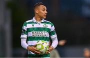 25 April 2025; Graham Burke of Shamrock Rovers during the SSE Airtricity Men's Premier Division match between Shamrock Rovers and Shelbourne at Tallaght Stadium in Dublin. Photo by Ramsey Cardy/Sportsfile