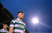 25 April 2025; Josh Honohan of Shamrock Rovers during the SSE Airtricity Men's Premier Division match between Shamrock Rovers and Shelbourne at Tallaght Stadium in Dublin. Photo by Ramsey Cardy/Sportsfile