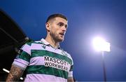 25 April 2025; Lee Grace of Shamrock Rovers during the SSE Airtricity Men's Premier Division match between Shamrock Rovers and Shelbourne at Tallaght Stadium in Dublin. Photo by Ramsey Cardy/Sportsfile