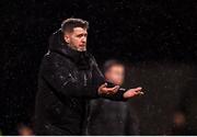 25 April 2025; Shamrock Rovers manager Stephen Bradley during the SSE Airtricity Men's Premier Division match between Shamrock Rovers and Shelbourne at Tallaght Stadium in Dublin. Photo by Ramsey Cardy/Sportsfile