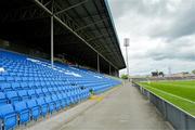 27 April 2025; General view of the main stand in Laois Hire O'Moore Park before the Leinster GAA Football Senior Championship semi-final match between Dublin and Meath at Laois Hire O'Moore Park in Portlaoise, Laois. Photo by Ray McManus/Sportsfile