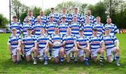 27 April 2025; The Athy RFC squad before the Bank of Ireland Provincial Towns Cup final match between Athy RFC and County Carlow FC at Forenaughts in Naas, Kildare. Photo by Seb Daly/Sportsfile
