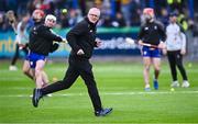 27 April 2025; Clare manager Brian Lohan before the Munster GAA Hurling Senior Championship Round 2 match between Waterford and Clare at Walsh Park in Waterford. Photo by Piaras Ó Mídheach/Sportsfile