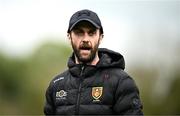 27 April 2025; Down manager Conor Laverty before the Ulster GAA Football Senior Championship semi-final match between Down and Donegal at St Tiernach's Park in Clones, Monaghan. Photo by Ben McShane/Sportsfile