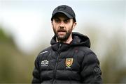 27 April 2025; Down manager Conor Laverty before the Ulster GAA Football Senior Championship semi-final match between Down and Donegal at St Tiernach's Park in Clones, Monaghan. Photo by Ben McShane/Sportsfile